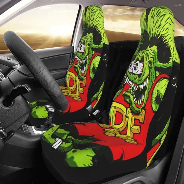 Seat Car Covers The Rat Fink Cover Custom Printing Universal Front Protector Accessories Cushion Set