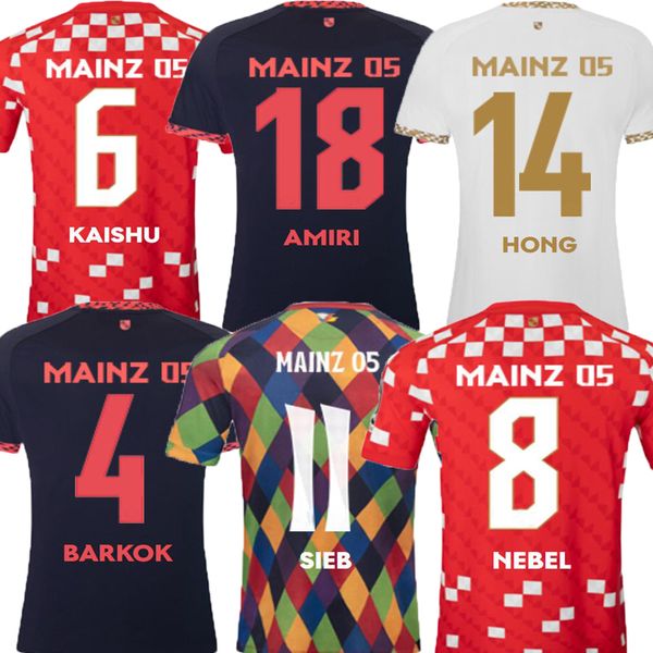 24 25 MAINZ 05 Soccer Jerseys Die Nullfunfer BURKARDT 2024 2025 Fortuna Dusseldorf Tuna KOWNACKI Football Shirts FC Augsburg Fuggerstadter E