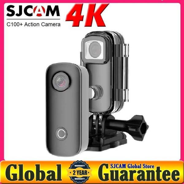 Sports Action Video Cameras SJCAM C100-C100Plus Mini Thumb Camera 1080P30FPS-4K30FPS H.265 12MP 2.4G WiFi 30M Waterproof Housing Motion DV C