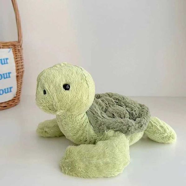 Plush Dolls 28cm Green Tortoise Plush Toy Cute Cartoon Turtle Stuffed Animal Pillow Room Decor Kid GiftsY241216T92Q