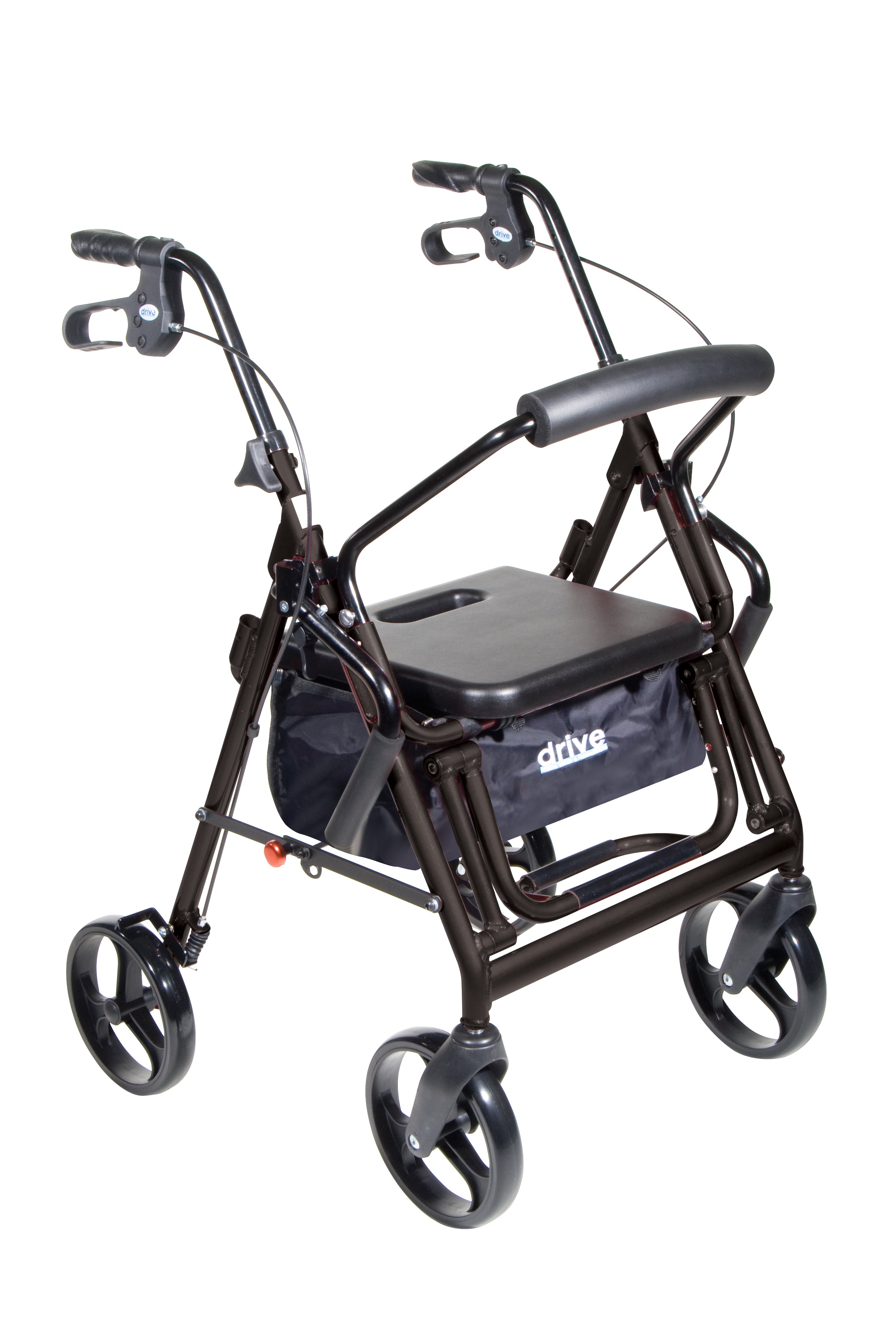 Duet Transport Wheelchair-Rollator, Black