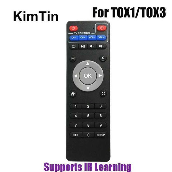 Remote Control For TOX3 Amlogic S905X4 Smart TV BOX TOX1 Android 11 Set Top Box Wireless IR controllers X241213