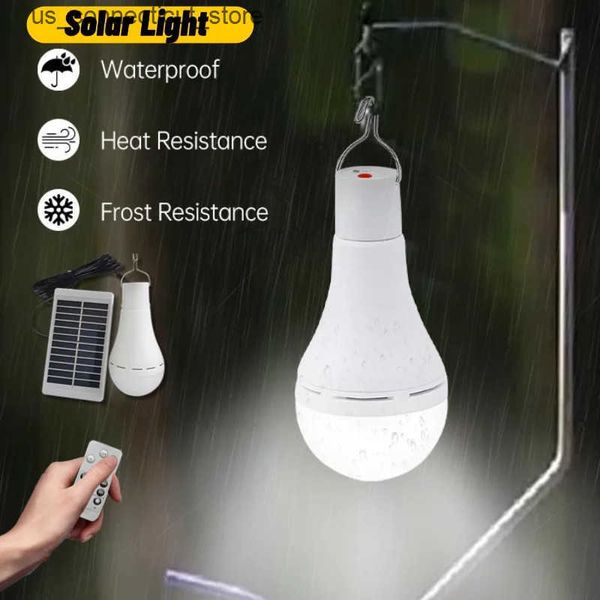 Solar Garden Lights Hanging solar light IP68 waterproof USB charging emergency light outdoor camping tent light L240910