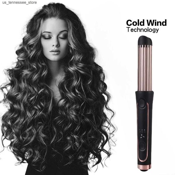 Hair Curlers Straighteners Hair Care and Styling Tool Fast Hair Curler Straightener Ceramic Hair Waver Curling Iron for Home Use J241118