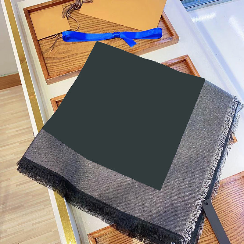 2022 Winter Scarf Solid Thick Women Cashmere Scarves Neck Head Warm Hijabs Pashmina Lady Shawls Wraps Bandana Tassel