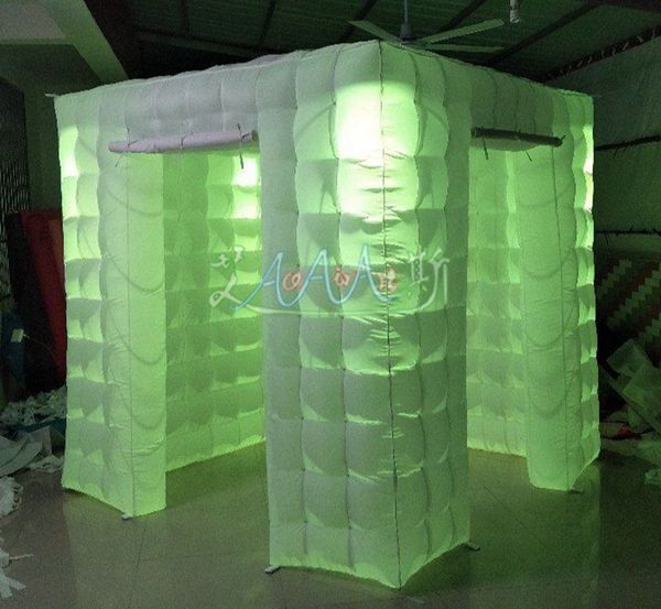 Newest style Growing inflatable photo booth cube tent photo grapher house for wedding and event party