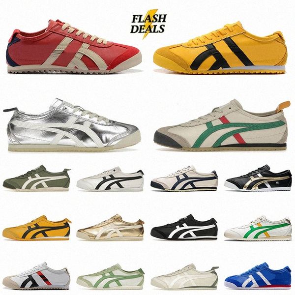 Mexico 66 Casual Shoes Platform Sneakers Silver Beige Grass Green Mens Women Loafers Dhgate Flat Trainers Walking Runners 36-45 w2qr#