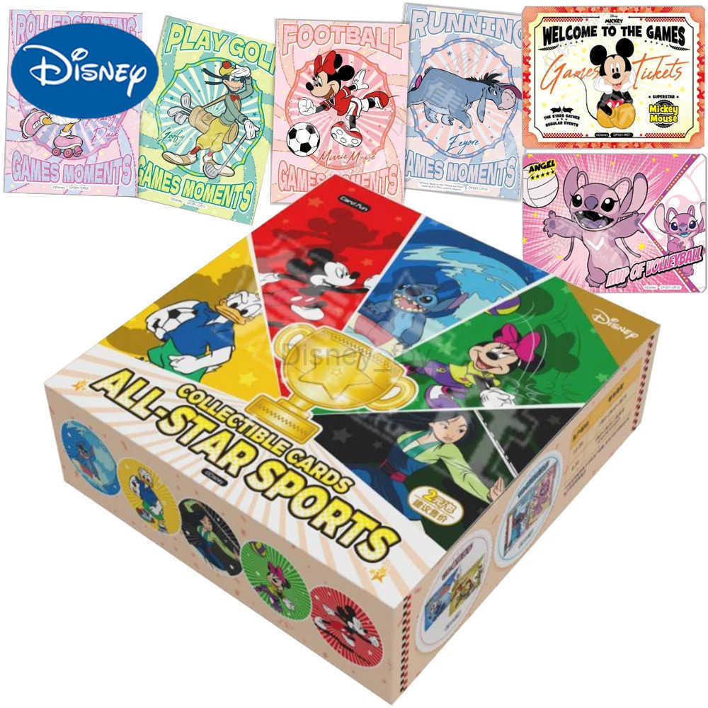 Disney toys Card.fun Disney Stars Games Collection Card For Child Flash Ariel Highly Popular Animated Characters Limited Game Card Kids Toys Y250509