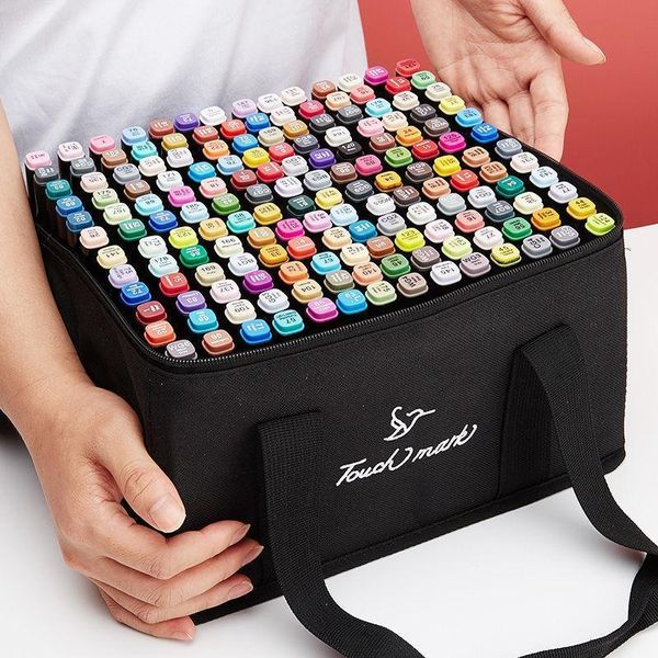 Markers TouchMark 30-40-60-80-168 color markers for drawing double headed markers Brush for drawing comics animations art supplies 230408