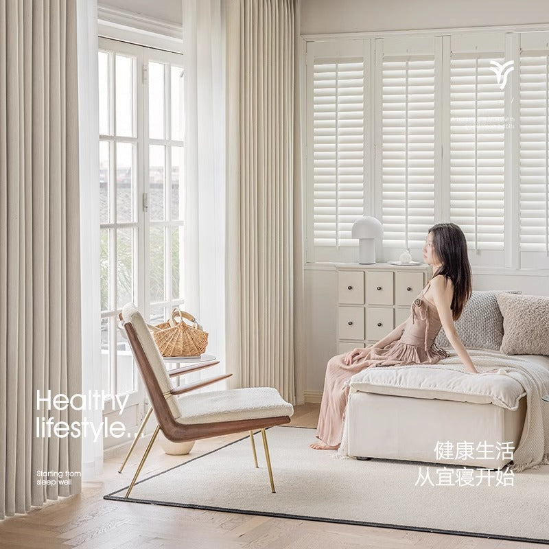 A788 double-sided chenille curtains 2025 new antibacterial full blackout curtains bedroom balcony living room sun protection heat insulation curtain