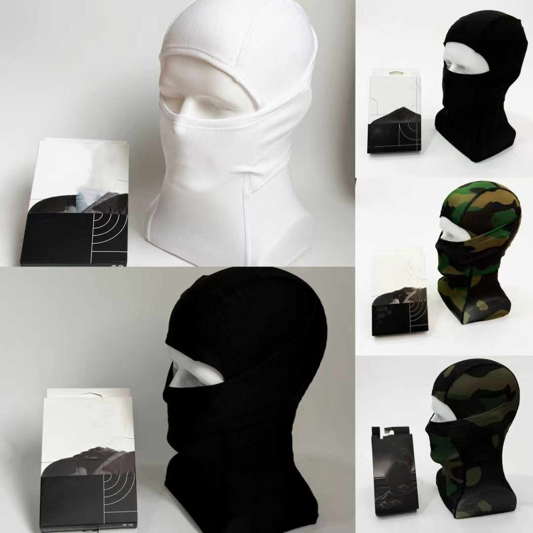 With BOX Designer Brand Sports Ski Mask Designer Hat For Men Black Mask Brand Sports Face Mask Winter Hat Bonnet Men Neck Gaiter Head High Quality