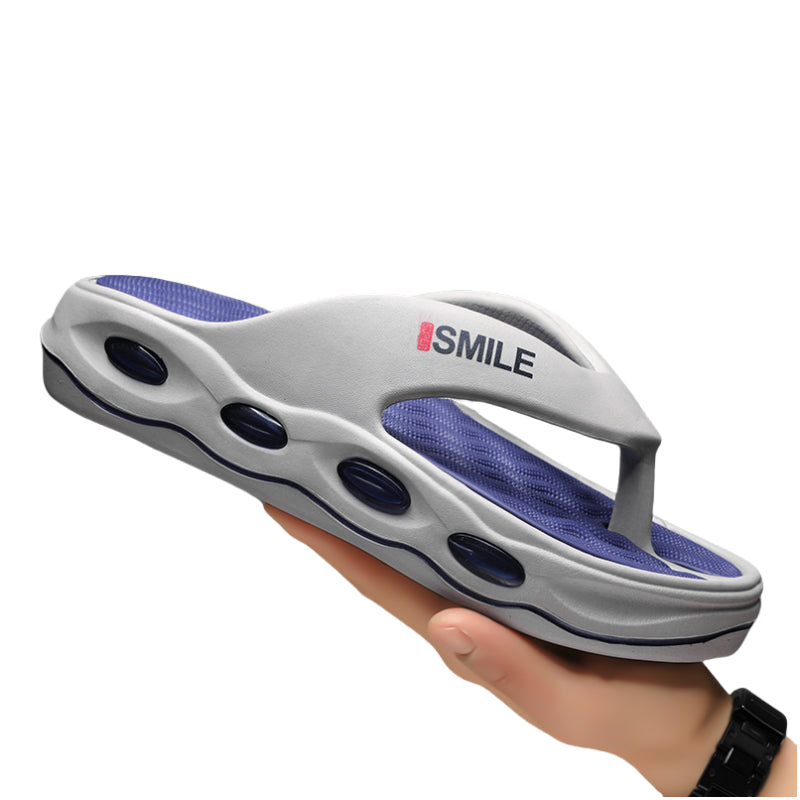 High Quality Men&#039;s Slippers Flip Flops Outdoor Beach Sandals Comfortable Soft Sole Slides Men Non-slip Home Slippers Flip Flops