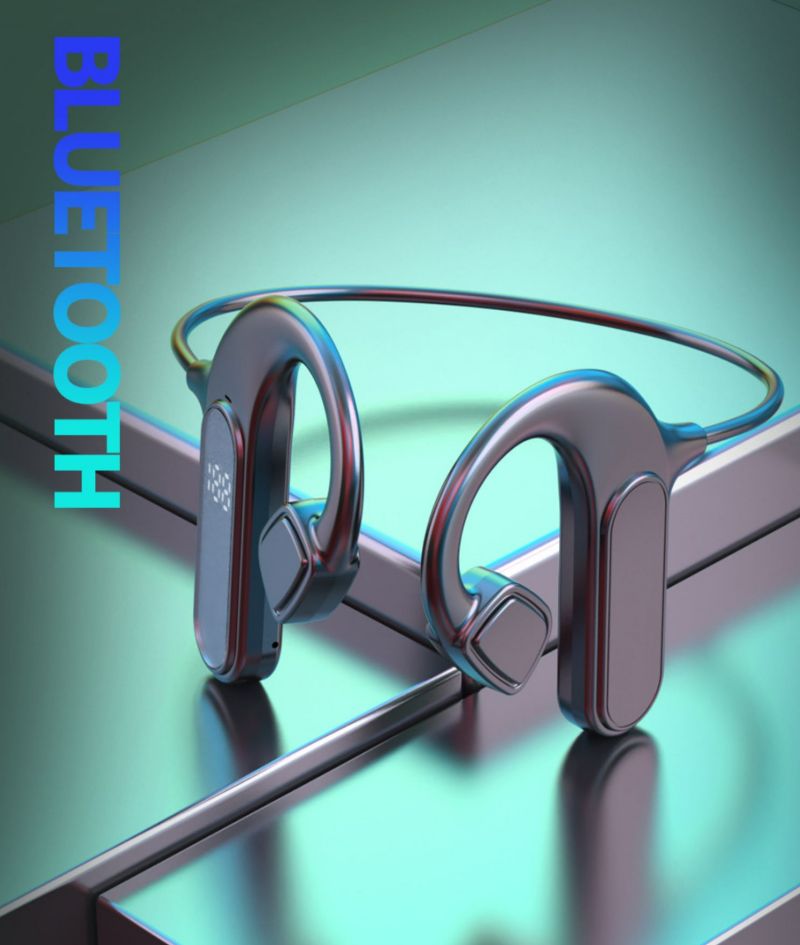 Ear Hook Earphone TWS Bluetooth headphone Wireless Earphone Sport Earphone VG09 Model Two Earbuds with built-in Microphone LED display high Quality