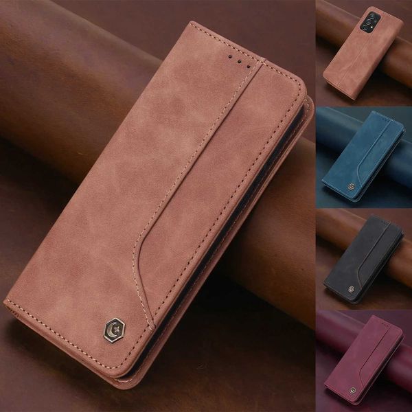Cell Phone Cases Flip Leather Magnetic Phone case For Samsung Galaxy S23 S24 Ultra S22 S21 A5 A35 A15 A54 A14 A34 A23 Wallet Card Holder Cov