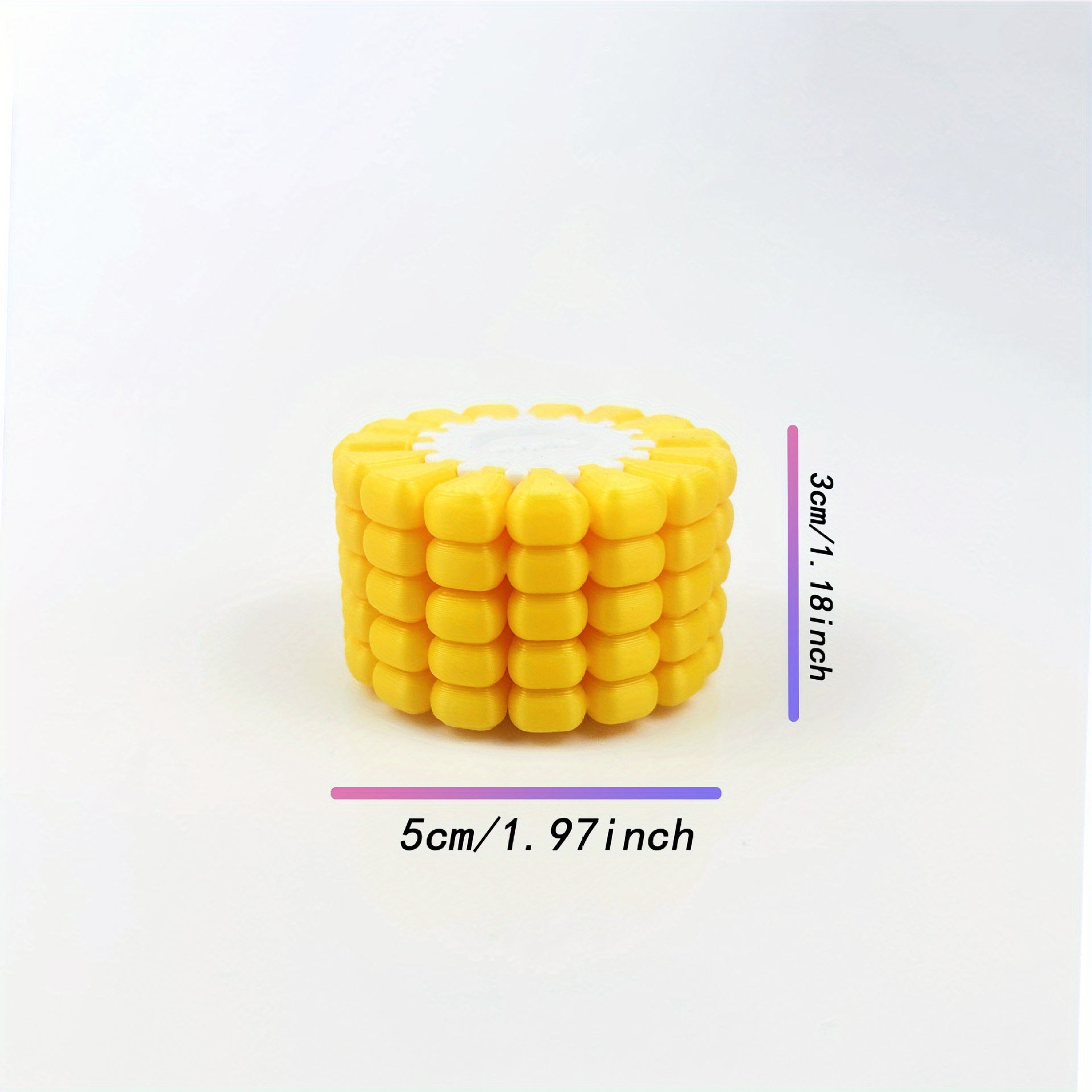 TEMU 3d Printed Corn Puzzle- Challenging 3d Jigsaw Brain Teaser, Model Kit, Diy Assembly Model, Perfect Gift For & Collectors