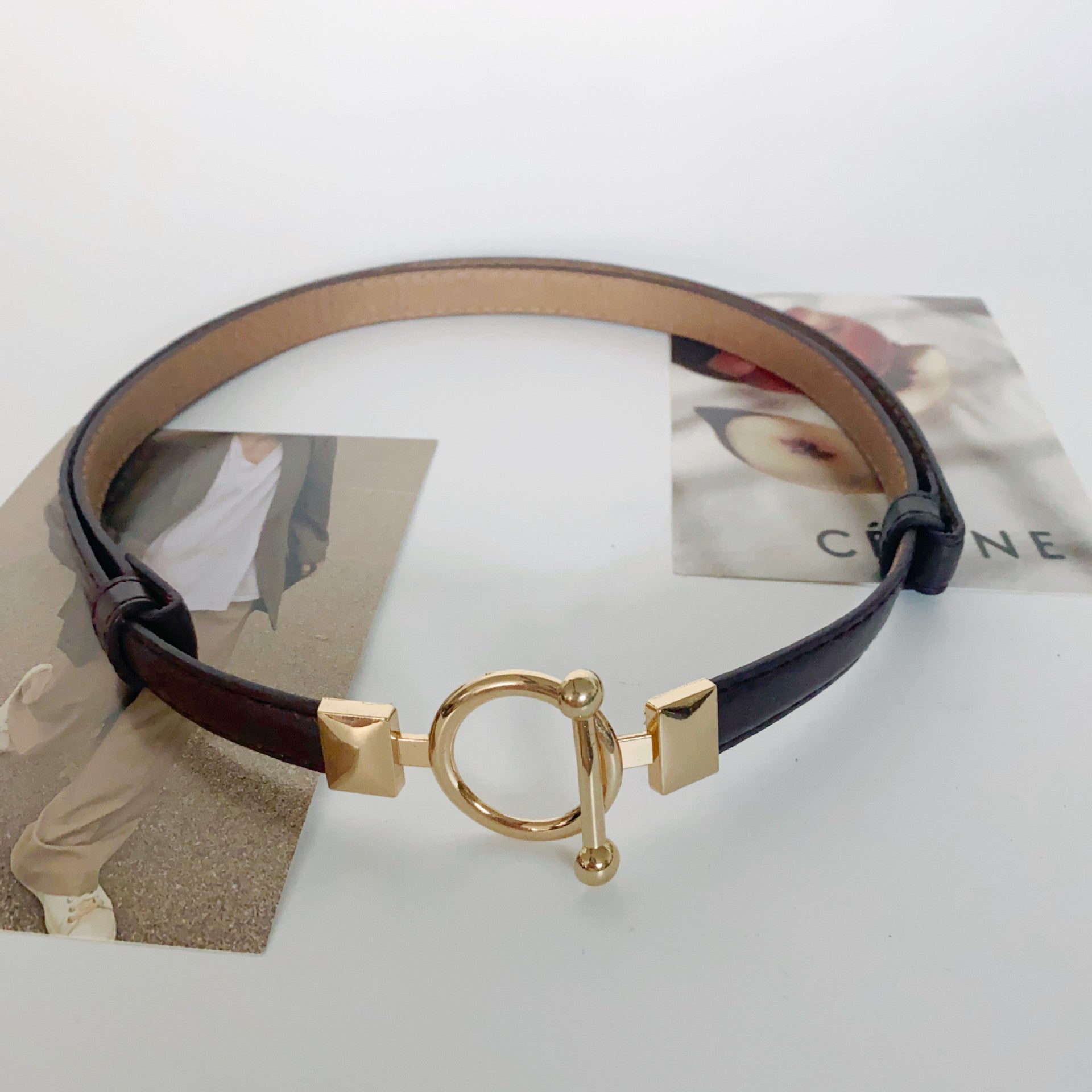 Slim waist belt women&#039;s decorative summer waist chain accessory dress suit with waist cincher, versatile and adjustable waist belt for women.