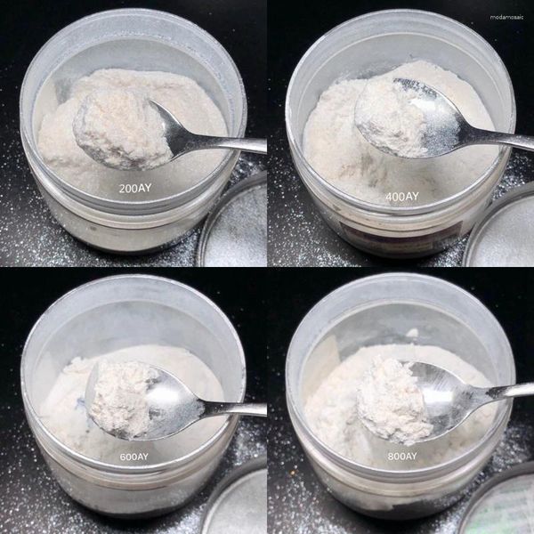 Nail Glitter Shell Pearl Powder White Mica Pigment 400Mesh 600Mesh DIY Eyeshadow Soap Dye Car Paint Toner