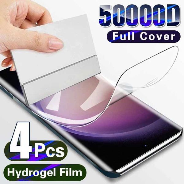 4Pcs Hydrogel Film For Galaxy S23 S20 S21 S22 S24 Plus Ultra FE Note 20 9 10 Plus A52S A53 A51 A50 A21S Screen Protector O250116