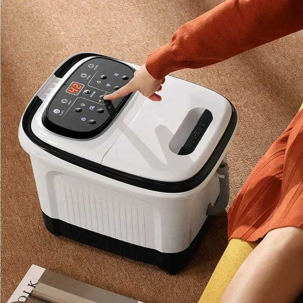 Other Home Appliances Red Light Bubble Foot Bath Bucket Automatic Heating Electric Massager Foot Bath Heated Constant Temperature Footbath M