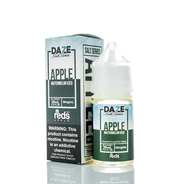 7 Daze Salt Series - Reds Apple Watermelon Iced- 30ml