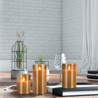 iMounTEK Flameless Candles (3-Piece Set)