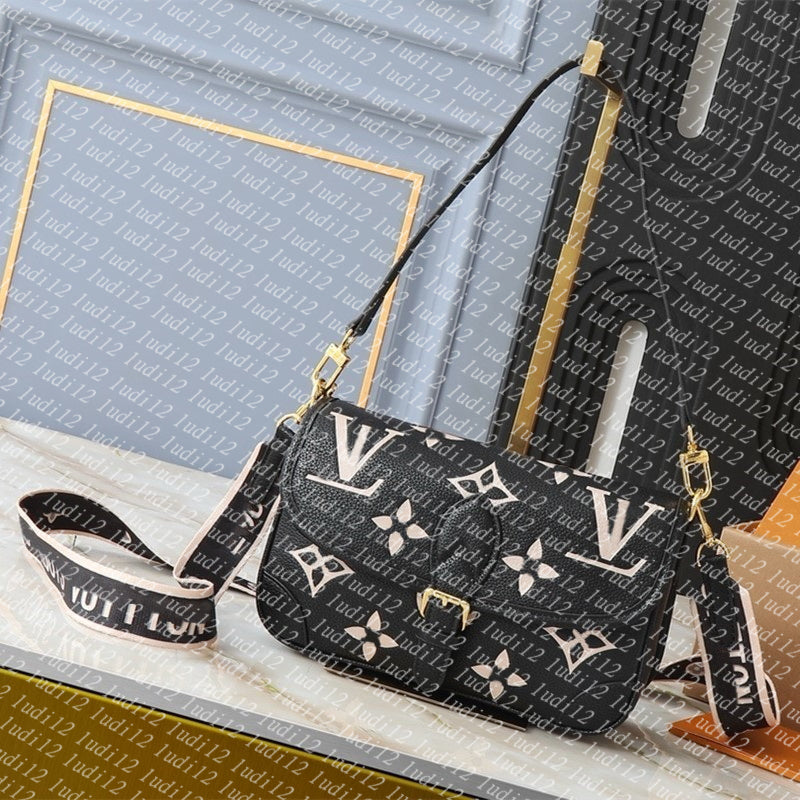 10a Real cowhide diane Bag must have designer handbag Womens crossbody shoulder bag mirror quality Luxury baguette bag leather chain bag travel ulti