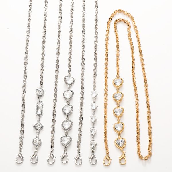 ddmygifts new metal crossbody love rope phone case hanging decoration pendant shoulder strap bag chain A