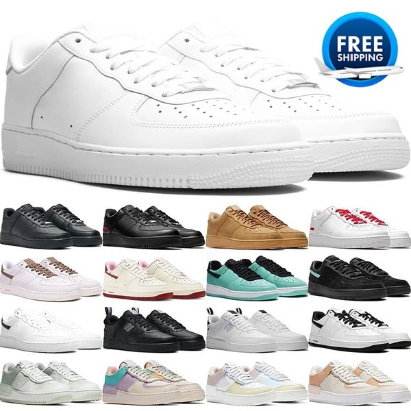 Original free shipping designer shoes Triple White Wheat mens trainers women sneakers sports shoe flat bottom Utility Black Spruce Aura Pale