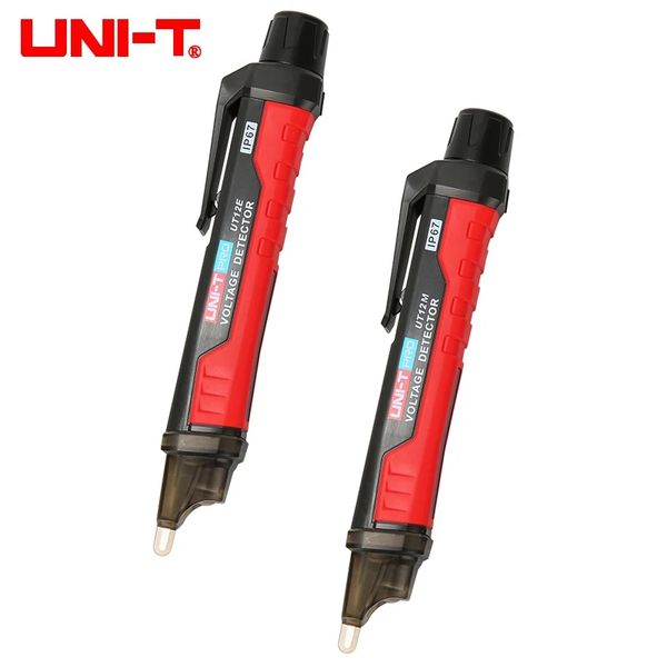 Electrical Instruments Voltage Meters UNI-T UT12E UT12M Volt Pen AC Voltage Detector Non-Contact IP67 Tester Pencil 24V-1000V LED Light Sens