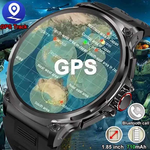 Smart Watches 2024 new 185inch ultra high definition smartwatch GPS tracking highdefinition Bluetooth calling 710 Mah large battery with 400