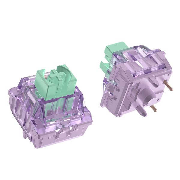 DUROCK Lupine Linear Switch Dustproof 62g Linear Switch 2 Stage Long Spring 5 pins Mechanical Keyboard Box Switches