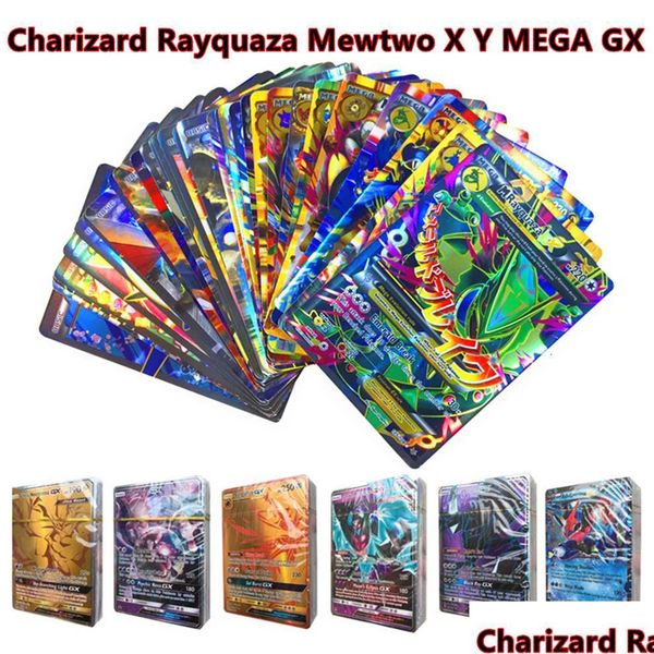 Card Games 100Pcs No Repeat Playing For Game Collection Cards Toys Trading Gx Mega Ex Battle Carte Toy English Language T191101 Dhrmb