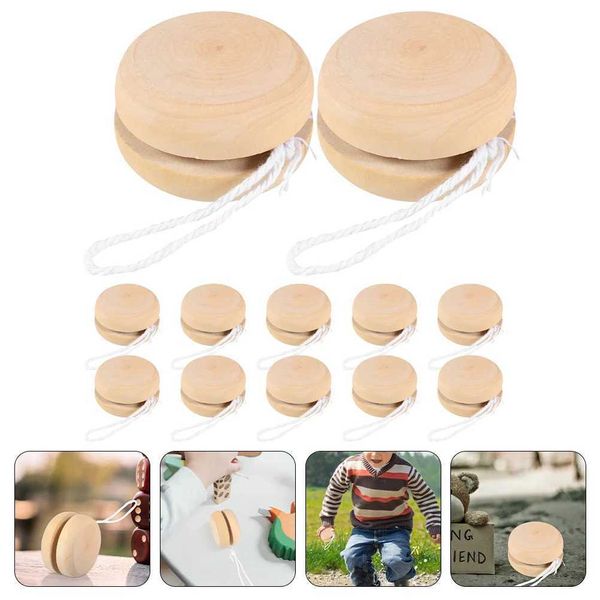 12 yo balls wooden yo balls drawing wooden graffiti games for children W240827