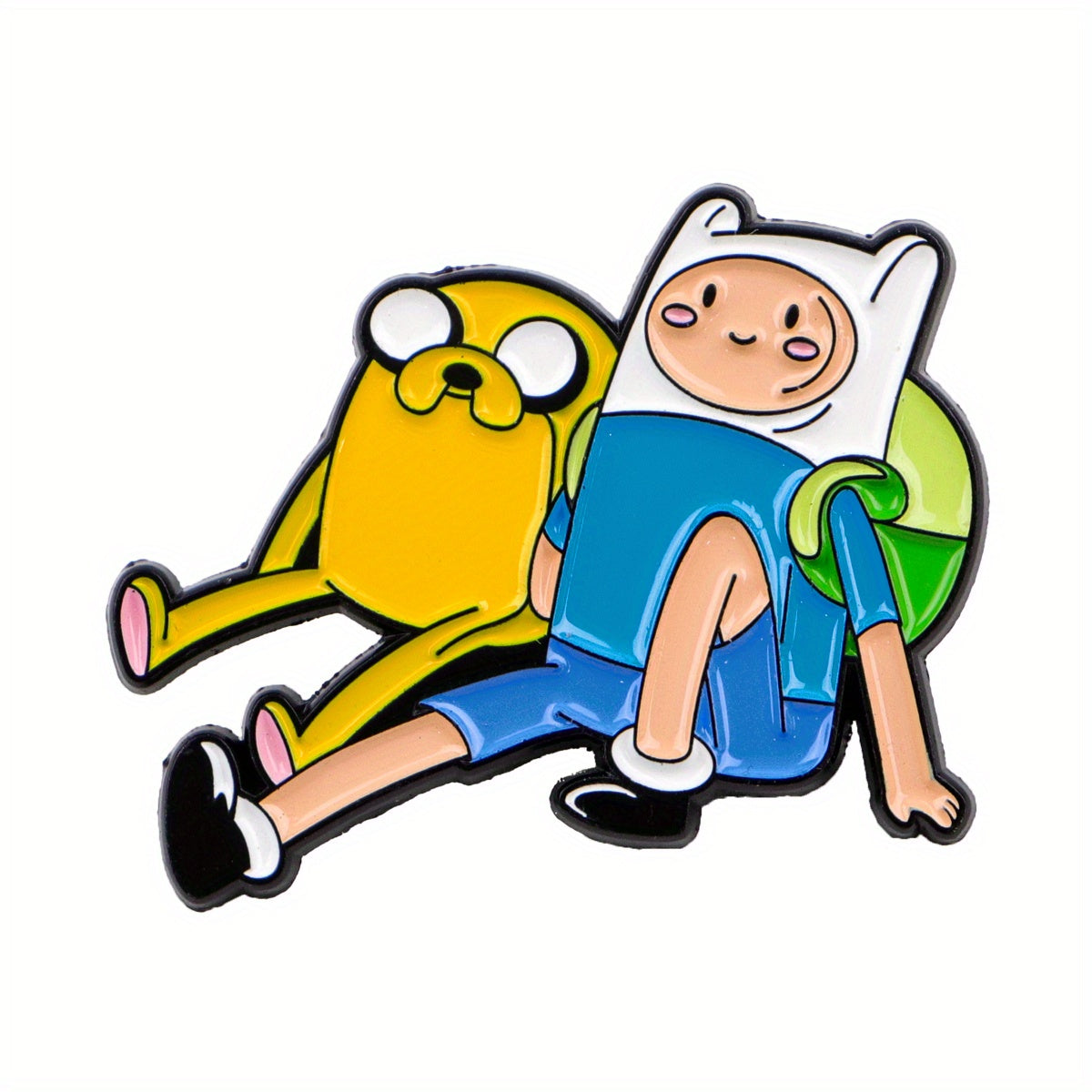 TEMU 1pc Cartoon Enamel Brooch - Alloy, Vibrant Character Design With Outfit, Ideal For Backpacks, Bags, | Perfect Birthday Gift, Fashion Accessory|