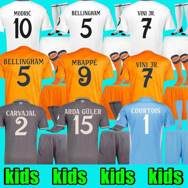 Baby Kids 2024 2025 Clothing kids kit sets real madrid 24 25 Children athletic outdoor real madrid jerseys