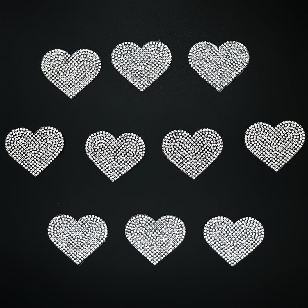 TEMU 10pcs Self-adhesive Paper Decal Suitable For Clothes, Shoes And Hats, Car Phone Case, Diy Decoration