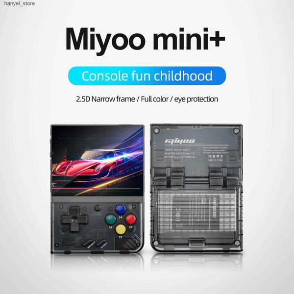 Portable Game Players MIYOO Mini Plus portable retro handheld game console V2 Mini+I screen classic video game console Linux system children