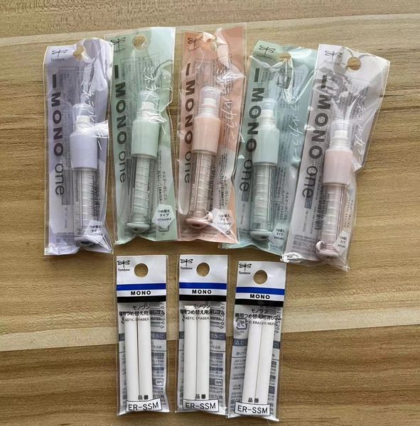 TOMBOW MONO ONE Eraser JCB-111 Student Child Lipstick Rotating Eraser Art Sketch Drawing Highlighter Eraser 240826