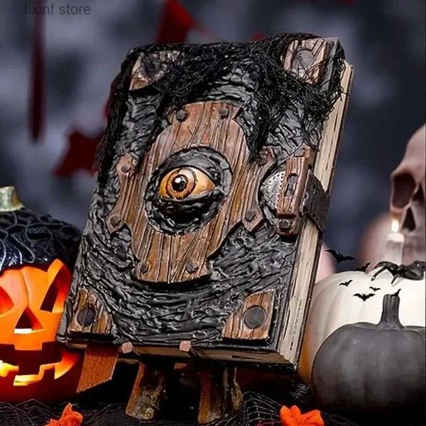 Decorative Objects Figurines Curse Eye Antique Grimoire Spell Book Decorations Ornament Gothic Horror Hocus Pocus Book Decorative Books Home