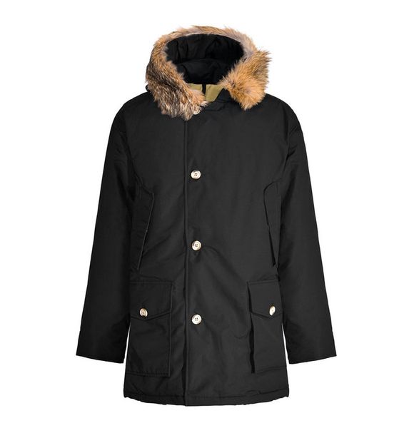 designer mens down jackets womens white duck windbreak men parkas jacket collar winter puffer real wolf fur coat arctic hood