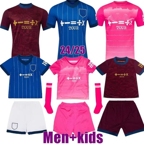 2024 Ipswich Town Soccer Jerseys blue BURNS HIRST BURNS BROADHEAD LUONGO BALL CHAPLIN 2024 HOME AWAY Ipswich Men sets football shirts Maillo