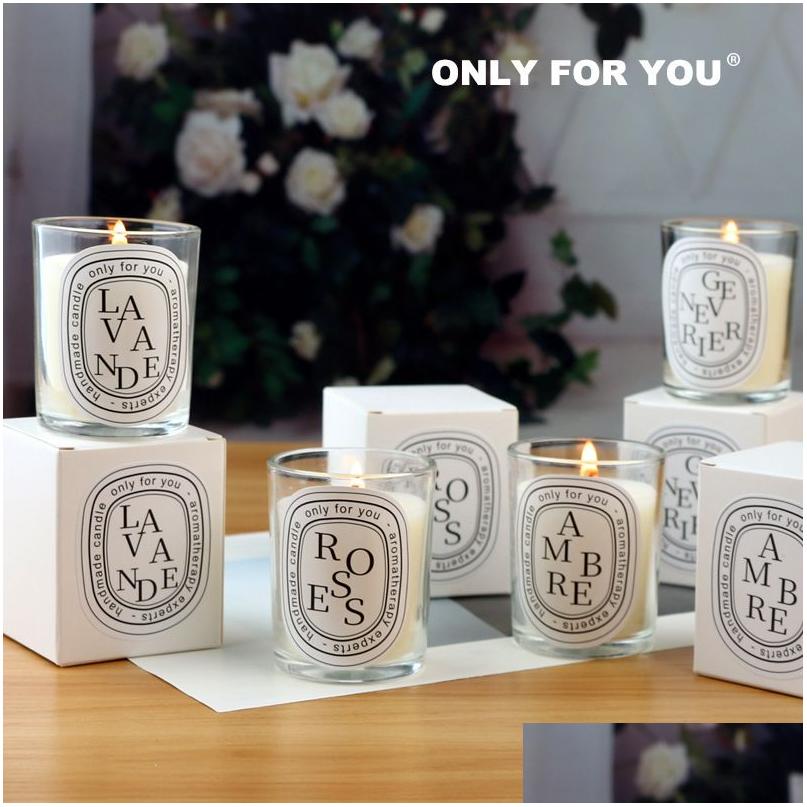 Candles Christmas Gifts Set Luxury Dip Collection Scented Fragrance Perfume Birthday Wedding Party Favors Home Decorations Drop Deli Ottq6