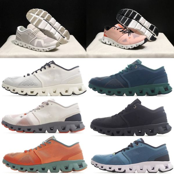 Big Size X1 X3 X5 Designer Running Shoes Mesh Sênus leves apreciar homens Mulheres encontram seus corredores da geleira Olive Stormtide Aloe
