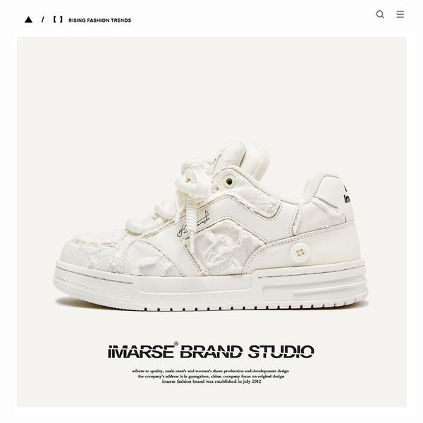 Ddmyshoes Destruction Aesthetics Series National Trend Trend Sneakers da moda para homens e mulheres, sapatos masculinos, sapatos de skate S