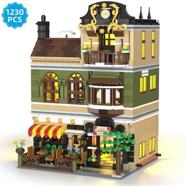 Architecture Series The Chinese Restaurant Model Building Blocks Set Classic MOC House Educational Toys for Children C250118