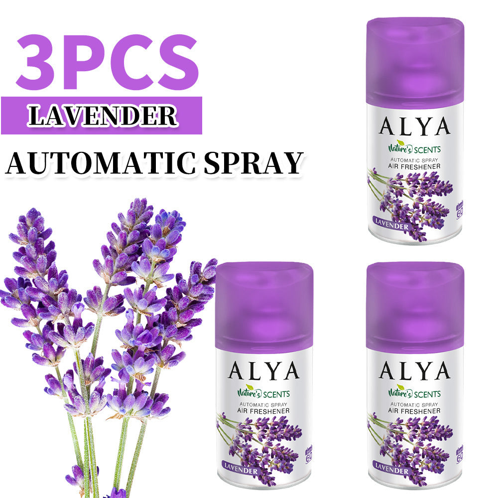 TEMU Multiple 3 Pcs 5 Oz Per Count Automatic Spray Air Freshener Refill, Freshener For Home And Bathroom, Lavender, Cool Linen, Magnolia,ocean,mixed