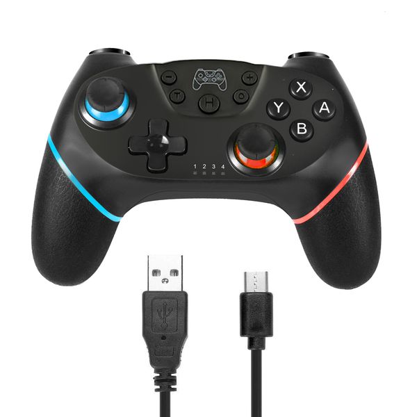Controllers Game Joysticks Wholesale 203040 Pcs Bluetoothcompatible Pro Gamepad For Nswitch NS Switch Console Wireless Joystick Control 2305