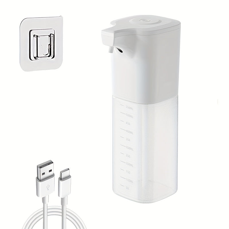 TEMU 2 In 1 Wall-mounted & Countertop Automatic Soap Dispenser, 18.6oz-550ml Large Capacity Touchless Dish Soap Dispenser With Infrared Sensor,