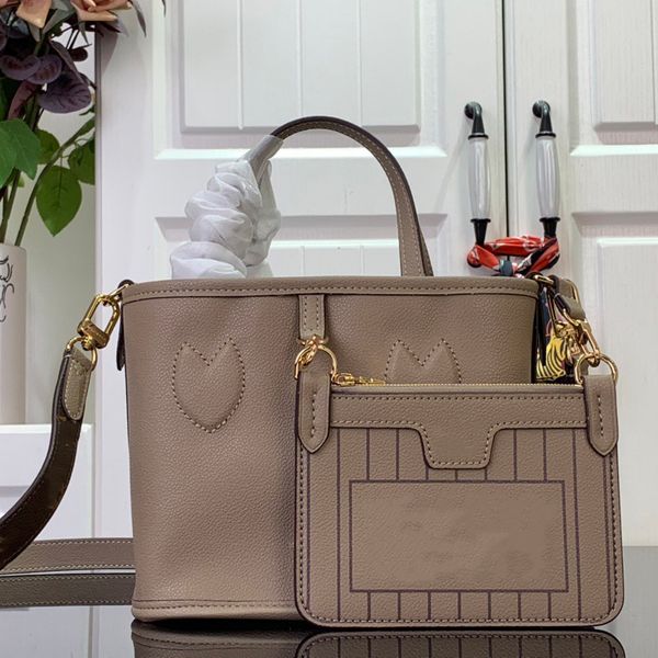 luxury designer bag 2pcs set women bags handbag inside out shoulder messenger fashion composite clutch the tote bag handbags female tote bag