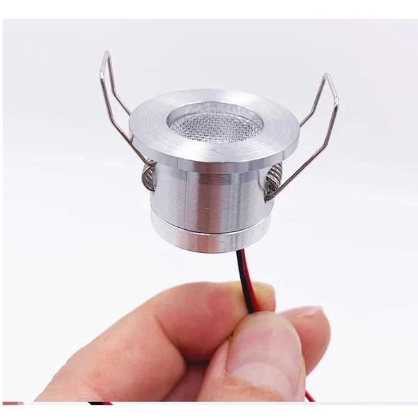 Indoor spotlight tube light 12V 24V 1W ultra-thin mini LED dimmable with flush installation cut 28mm ceiling light cabinet display camping l